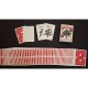 Bicycle Rose Elites - Old Masters (Red) Marked Deck işaretli Oyun Kağıdı iskambil Kartları Destesi