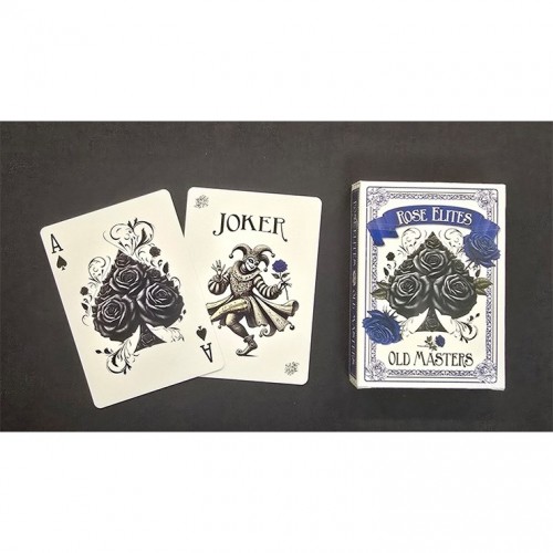Bicycle Rose Elites - Old Masters (Blue) Marked Deck işaretli Oyun Kağıdı iskambil Kartları Destesi