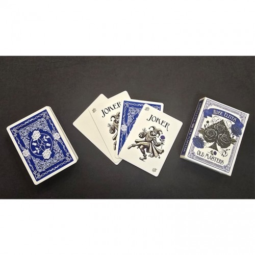 Bicycle Rose Elites - Old Masters (Blue) Marked Deck işaretli Oyun Kağıdı iskambil Kartları Destesi