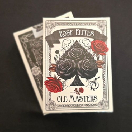 Bicycle Rose Elites - Old Masters (Black) Marked Deck işaretli Oyun Kağıdı iskambil Kartları Destesi