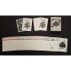 Bicycle Rose Elites - Old Masters (Black) Marked Deck işaretli Oyun Kağıdı iskambil Kartları Destesi