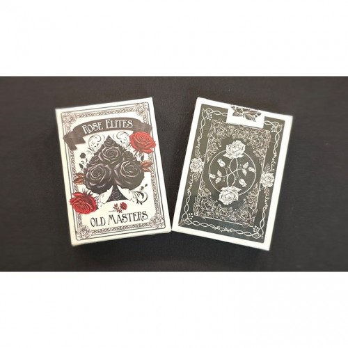 Bicycle Rose Elites - Old Masters (Black) Marked Deck işaretli Oyun Kağıdı iskambil Kartları Destesi