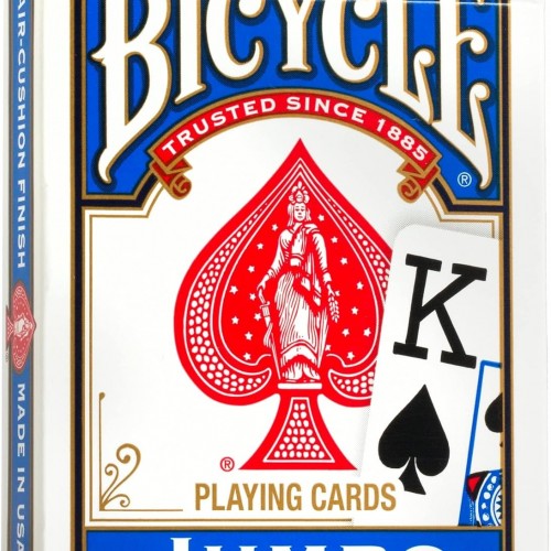 Bicycle Jumbo Index Mavi Oyun Kağıdı iskambil Kartları Destesi