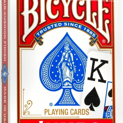 Bicycle Jumbo Index Kırmızı Oyun Kağıdı iskambil Kartları Destesi Bicycle Jumbo Index Kırmızı Oyun Kağıdı iskambil Kartları Destesi