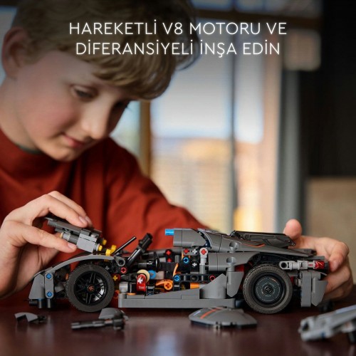 Lego Technic Koenigsegg Jesko Absolut Gri Hiper Araba 42173 (801 Parça) Lego Technic Koenigsegg Jesko Absolut Gri Hiper Araba 42173 (801 Parça)