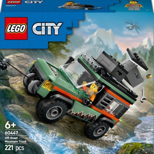 Lego City 4x4 Arazi Dağ Arabası 60447 Yapım Seti (221 Parça)