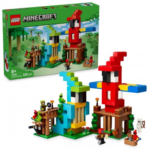 Lego Minecraft Papağan Evleri 21282 (535 Parça) Lego Minecraft Papağan Evleri 21282 (535 Parça)