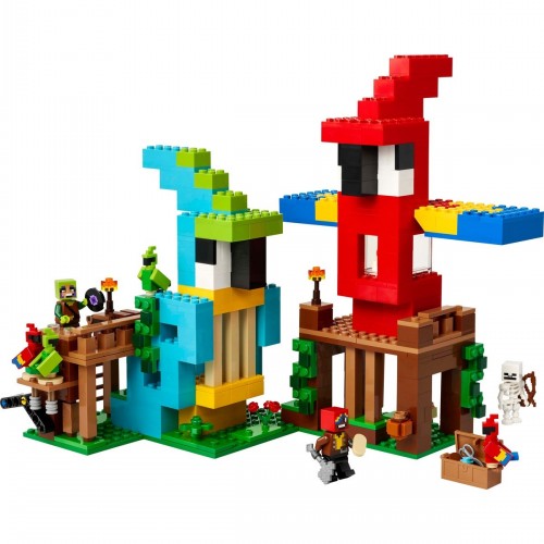 Lego Minecraft Papağan Evleri 21282 (535 Parça) Lego Minecraft Papağan Evleri 21282 (535 Parça)