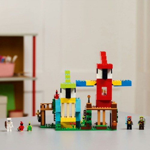 Lego Minecraft Papağan Evleri 21282 (535 Parça) Lego Minecraft Papağan Evleri 21282 (535 Parça)