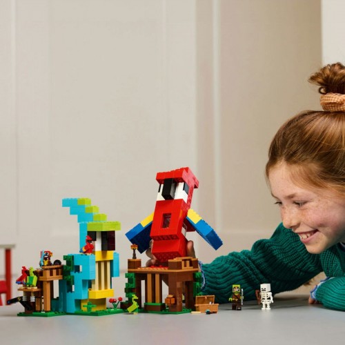 Lego Minecraft Papağan Evleri 21282 (535 Parça) Lego Minecraft Papağan Evleri 21282 (535 Parça)
