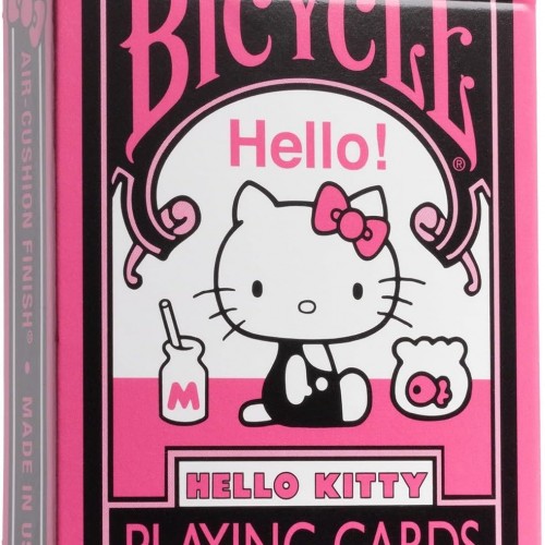 Bicycle Hello Kitty Black & Pink Premium Oyun Kağıdı Koleksiyonluk iskambil Kartları Destesi Bicycle Hello Kitty Black & Pink Premium Oyun Kağıdı Koleksiyonluk iskambil Kartları Destesi