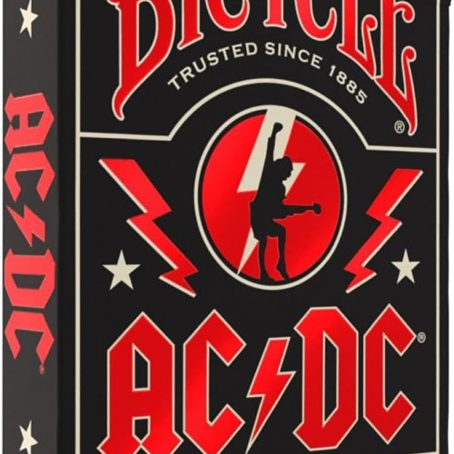 Bicycle AC/DC Premium Oyun Kağıdı Koleksiyonluk iskambil Kartları Destesi Bicycle AC/DC Premium Oyun Kağıdı Koleksiyonluk iskambil Kartları Destesi