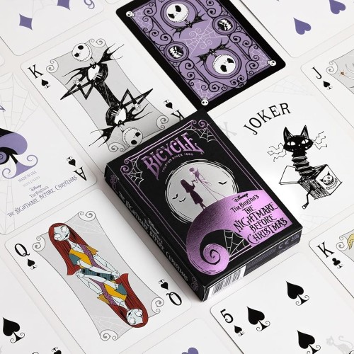 Bicycle Disney Tim Burton's The Nightmare Before Christmas Oyun Kağıdı iskambil Kartları Destesi Bicycle Disney Tim Burtons The Nightmare Before Christmas Oyun Kağıdı iskambil Kartları Destesi