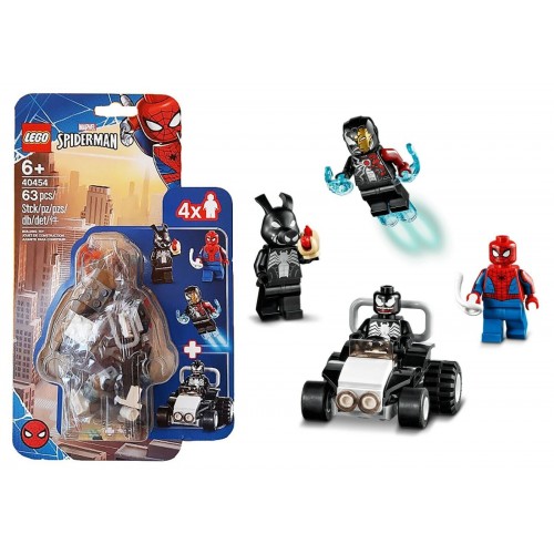 Lego Marvel Örümcek Adam, Venom Ve Iron Venom’a Karşı 40454