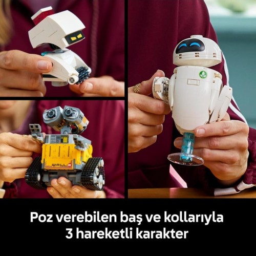 Lego Disney Pixar Wall-E ve Eve Yapım Seti Lego 43279 (811 Parça)
