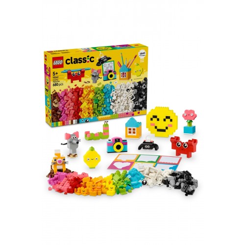 Lego Classic Yaratıcı Mutlu Kutu 11042 Yapım Seti (680 Parça)