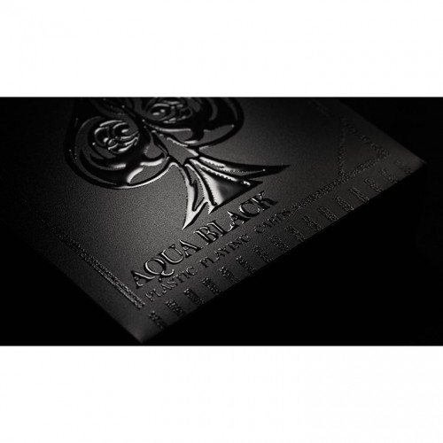 MPC Aqua Black Invisible Premium Oyun Kağıdı iskambil Kartları Destesi MPC Aqua Black Invisible Premium Oyun Kağıdı iskambil Kartları Destesi