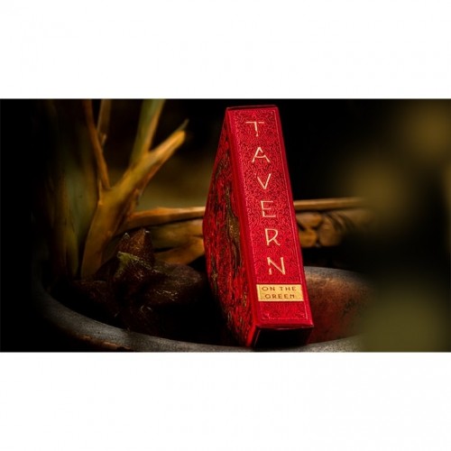 Theory11 Tavern on the Green Red Edition Premium Oyun Kartları iskambil Kağıdı Destesi Theory11 Tavern on the Green Red Edition Premium Oyun Kartları iskambil Kağıdı Destesi