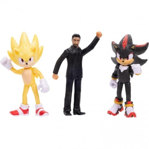 Sonic The Hedgehog 3 Filmi Shadow Super Sonic Gerald Aksiyon Figürü Oyuncakları Figürleri Oyun Seti