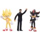 Sonic The Hedgehog 3 Filmi Shadow Super Sonic Gerald Aksiyon Figürü Oyuncakları Figürleri Oyun Seti