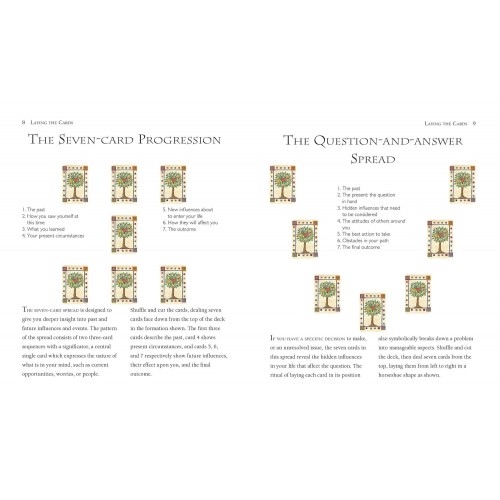 Liz Dean The Magic of Tarot Kartları Destesi 78 Kart ve 64 Sayfa Resimli Kılavuz Kitap