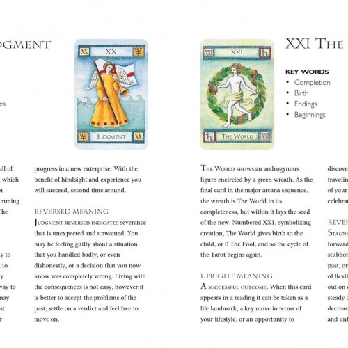 Liz Dean The Magic of Tarot Kartları Destesi 78 Kart ve 64 Sayfa Resimli Kılavuz Kitap