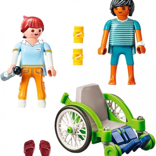Playmobil City Life Tekerlekli Sandalyedeki Hasta ve Bakıcı Oyuncakları Figürleri 70193 (20 Parça) Playmobil City Life Tekerlekli Sandalyedeki Hasta ve Bakıcı Oyuncakları Figürleri 70193 (20 Parça)
