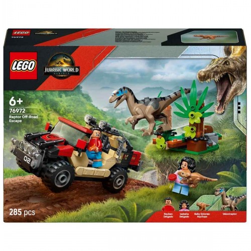 Lego Jurassic World Raptor Arazi Kaçışı 76972 (285 Parça) Lego Jurassic World Raptor Arazi Kaçışı 76972 (285 Parça)