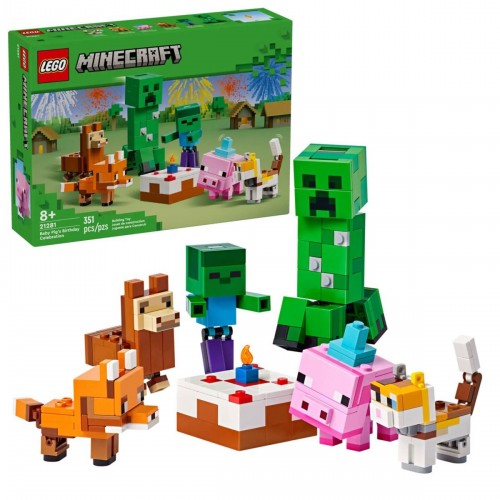 Lego Minecraft Yavru Domuzun Doğum Günü Kutlaması 21281 (351 Parça) Lego Minecraft Yavru Domuzun Doğum Günü Kutlaması 21281 (351 Parça)