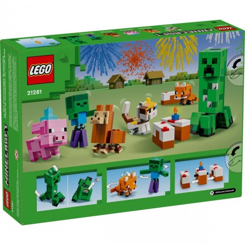 Lego Minecraft Yavru Domuzun Doğum Günü Kutlaması 21281 (351 Parça)