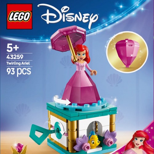 Lego Disney Princess Dönen Ariel 43259 (93 Parça) Lego Disney Princess Dönen Ariel 43259 (93 Parça)