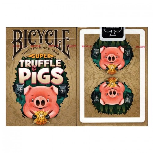Bicycle Super Truffle Pigs (Hınzır) Premium Oyun Kağıdı Koleksiyonluk iskambil Kartları Destesi