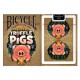 Bicycle Super Truffle Pigs (Hınzır) Premium Oyun Kağıdı Koleksiyonluk iskambil Kartları Destesi Bicycle Super Truffle Pigs (Hınzır) Premium Oyun Kağıdı Koleksiyonluk iskambil Kartları Destesi