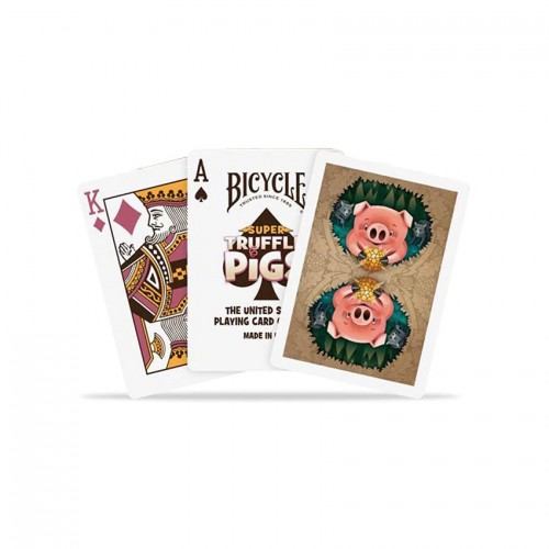 Bicycle Super Truffle Pigs (Hınzır) Premium Oyun Kağıdı Koleksiyonluk iskambil Kartları Destesi Bicycle Super Truffle Pigs (Hınzır) Premium Oyun Kağıdı Koleksiyonluk iskambil Kartları Destesi