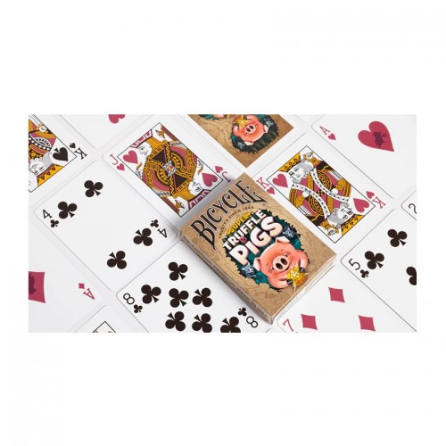 Bicycle Super Truffle Pigs (Hınzır) Premium Oyun Kağıdı Koleksiyonluk iskambil Kartları Destesi Bicycle Super Truffle Pigs (Hınzır) Premium Oyun Kağıdı Koleksiyonluk iskambil Kartları Destesi