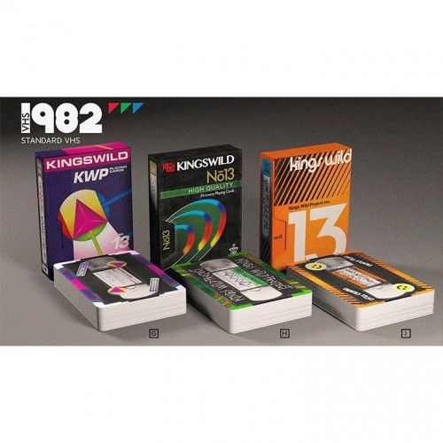 EPCC Kings Wild Project 1982 VHS Kenneth Premium Oyun Kağıdı iskambil Kartları Destesi EPCC Kings Wild Project 1982 VHS Kenneth Premium Oyun Kağıdı iskambil Kartları Destesi