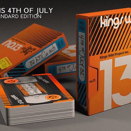 EPCC Kings Wild Project 1982 VHS 4th of July Premium Oyun Kağıdı iskambil Kartları Destesi