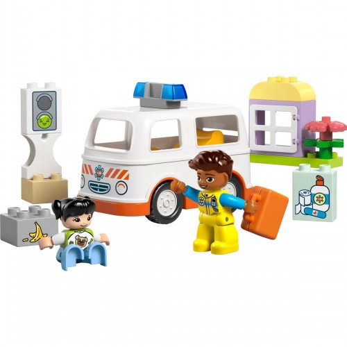 Lego Duplo Ambulans ve Sürücü 10447 Yapım Seti (19 Parça)