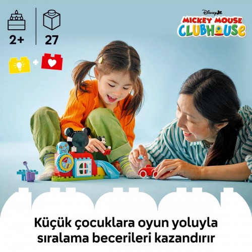 Lego Duplo Disney Mickey Fare’nin Kulüp Evi ve Arabası 10454 (27 Parça) Lego Duplo Disney Mickey Fare’nin Kulüp Evi ve Arabası 10454 (27 Parça)