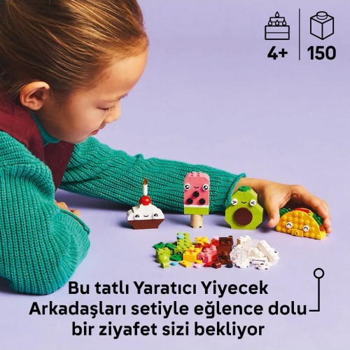 Lego Classic Yaratıcı Yiyecek Arkadaşlar 11039 (150 Parça) Lego Classic Yaratıcı Yiyecek Arkadaşlar 11039 (150 Parça)