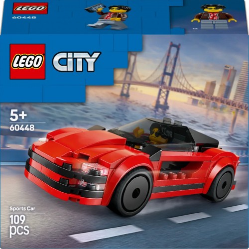 Lego City Kırmızı Spor Araba 60448 (109 Parça) Lego City Kırmızı Spor Araba 60448 (109 Parça)