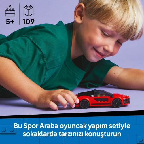 Lego City Kırmızı Spor Araba 60448 (109 Parça) Lego City Kırmızı Spor Araba 60448 (109 Parça)