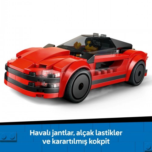 Lego City Kırmızı Spor Araba 60448 (109 Parça) Lego City Kırmızı Spor Araba 60448 (109 Parça)
