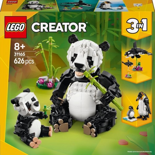 Lego Creator 3’ü 1 Arada Vahşi Hayvanlar: Panda Ailesi 31165 (626 Parça) Lego Creator 3’ü 1 Arada Vahşi Hayvanlar: Panda Ailesi 31165 (626 Parça)