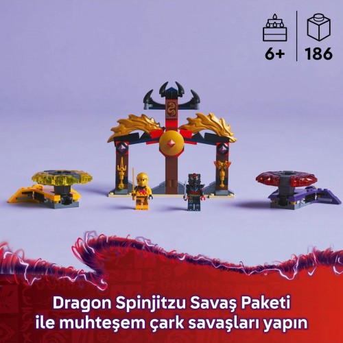 Lego Ninjago Ejderha Spinjitzu Savaş Paketi 71826 (186 Parça) Lego Ninjago Ejderha Spinjitzu Savaş Paketi 71826 (186 Parça)