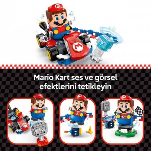 Lego Super Mario Mario Kart – İnteraktif LEGO Mario ve Standard Kart 72043 (278 Parça)