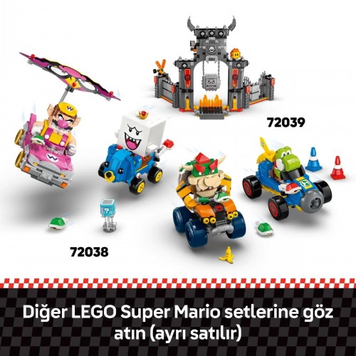 Lego Super Mario Mario Kart – İnteraktif LEGO Mario ve Standard Kart 72043 (278 Parça)