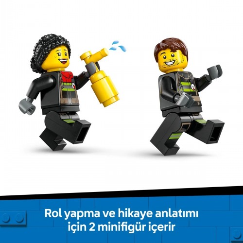 Lego City Merdivenli İtfaiye Kamyonu 60463 (82 Parça)