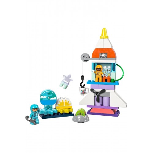 Lego DUPLO 3’ü 1 arada Uzay Mekiği Macerası Oyuncağı 10422 (58 Parça)