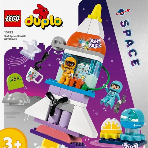 Lego DUPLO 3’ü 1 arada Uzay Mekiği Macerası Oyuncağı 10422 (58 Parça)
